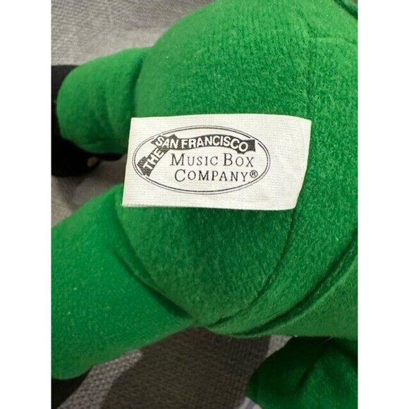 Vtg San Francisco Music Box Co Plush Leprechaun Irish Eyes Smiling Not working - Picture 6 of 12